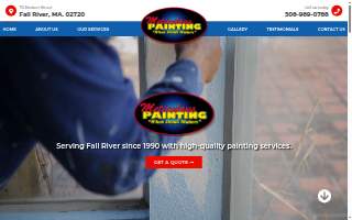 Meticulous Painting of Fall River
