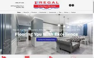 Regal Floor Covering of Fall River website