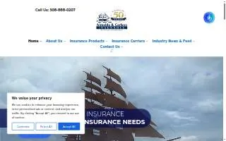Almeida & Carlson Insurance Agency website