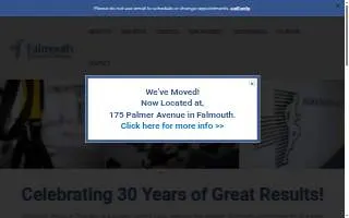 Falmouth Physical Therapy website
