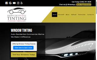 Falmouth Window Tinting Residential Commercial Auto