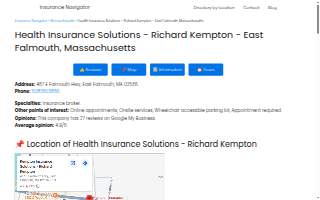 Health Insurance Solutions - Richard Kempton