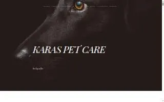 Kara’s Pet Care of Falmouth website