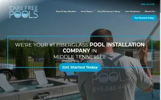 Pool Care Professionals of Falmouth website