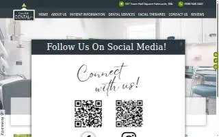 Town Hall Dental Spa website