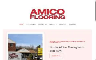 Amico Flooring website