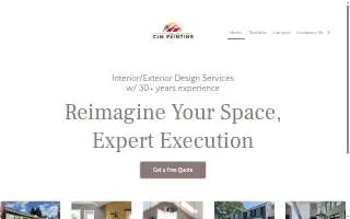 CJM Painting website