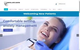 Dental Arts Center website