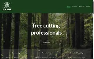 Elm Tree Services of Fitchburg website