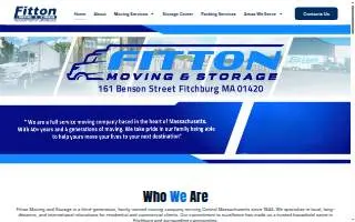 Fitton Moving & Storage website