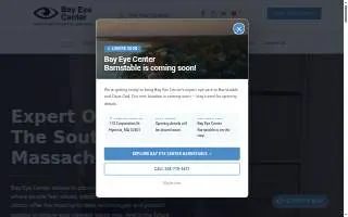 Bay Eye Center in Mansfield website