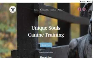 Unique Souls Canine Training of Foxborough website