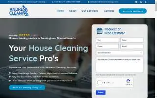Andresa Cleaning website