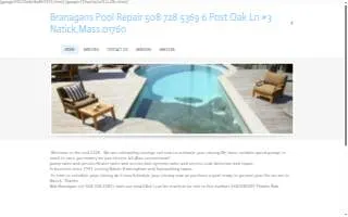 Branagans Pool Repair website
