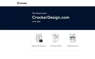 Crocker Design website