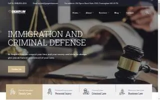 Gagarin Law website