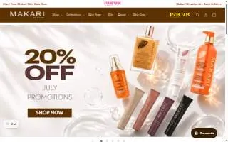 Makari's Smoke shop of Framingham website