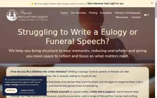 Tribute Home Care website