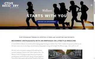 Active Recovery Boston website