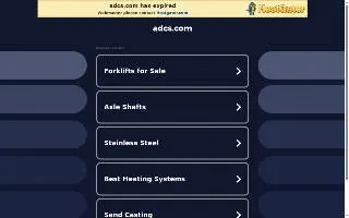 ADC Septic website