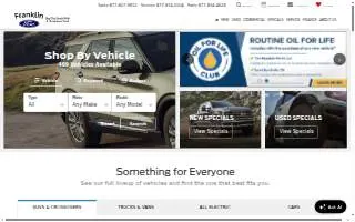 Franklin Ford website