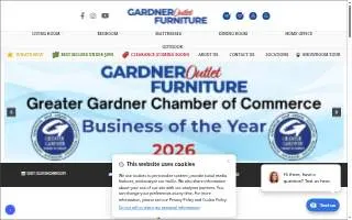 Gardner Outlet Furniture website