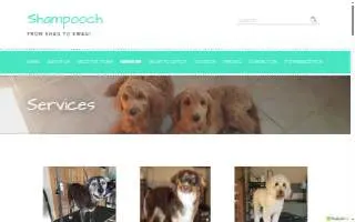 Shampooch Mobile Pet Grooming website
