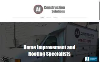 A1 Construction Solutions website