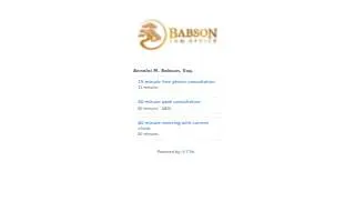 Babson Law Office - Annalei M. Babson, Esq. website