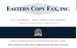 Eastern Copy Fax, Inc. website