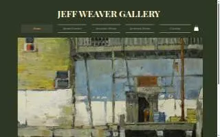 Jeff Weaver Fine Art website