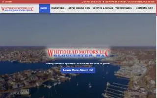 Whitehead Motors website