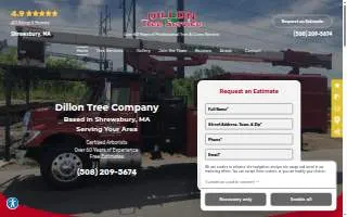 Dillon Tree Service website
