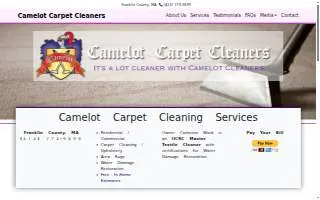 Camelot Carpet Cleaners website