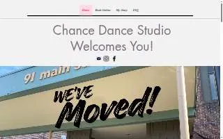 Chance Dance Studio website