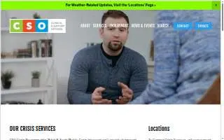 Clinical & Support Options Crisis & Respite website