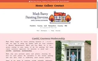 Mark Barry Painting website