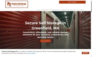 Premier Self Storage LLC website