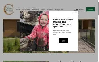 The Center School website