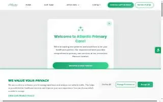 Atlantic Primary Care website