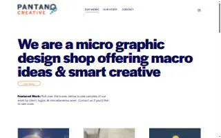Pantano Creative website