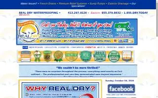 Real Dry Waterproofing of Hanover website