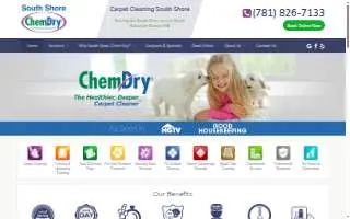South Shore Chem-Dry of Hanover website