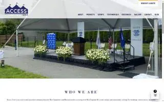 Access Tent, LLC website