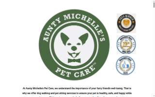 Aunty Michelle's Dog Walking and Pet Sitting Services, LLC
