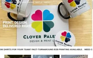 Clover Palette Design & Print website
