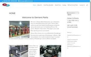 Demers Plate Glass Co website