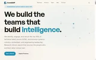 Iconstaff website