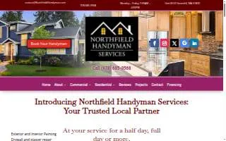 Northfield Handyman Services website