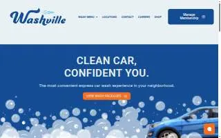 Washville Car Wash of Haverhill website